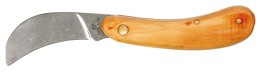 Nóż monterski sierpak, drewniane okładki 17B639 TO