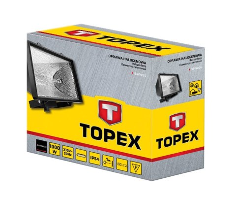 Oprawa halogenowa 1000W, czarna 94W026