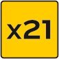 KLUCZE NASADOWE 1/2", 21 szt., 38D642 TOPEX