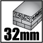 Młot udarowy SDS+ 1500W, walizka 50G390 VERTO