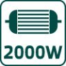 Opalarka 2000W, 51G519 VERTO + WALIZKA