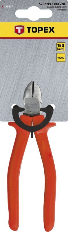 Szczypce boczne 180 mm, 1000V 32D518 TOPEX