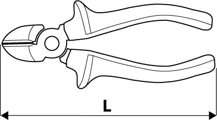 Szczypce boczne 180 mm 32D127 TOPEX