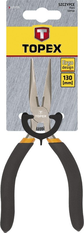 Szczypce precyzyjne wydłużone 130mm 32D726 TOPEX