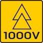 Szczypce wydłużone proste 160 mm, 1000V TOPEX