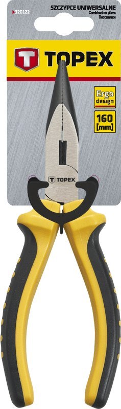 Szczypce wydłużone proste 160 mm 32D101 TOPEX