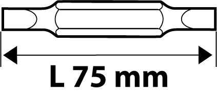 Wkrętak odwracalny, zestaw 4 szt.