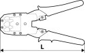 Zaciskarka końcówek TYP RJ 4P,6P,8P 32D409 TOPEX