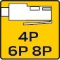 Zaciskarka końcówek TYP RJ 4P,6P,8P 32D409 TOPEX