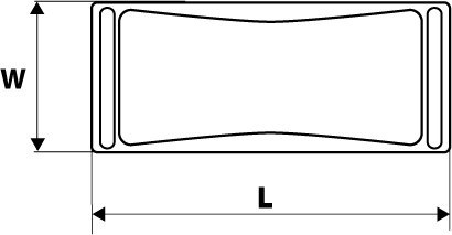 Blok ścierny 85x165mm zaciski 08A108 TOPEX