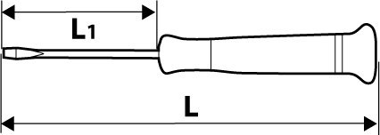 Wkrętak precyzyjny Torx T6 x 50 mm