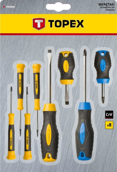Wkrętaki, zestaw 8 szt.