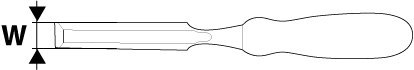 Dłuto 12 mm, plastikowy uchwyt 09A112 TOPEX Dłuto 12 mm, plastikowy uchwyt 09A112 TOPEX