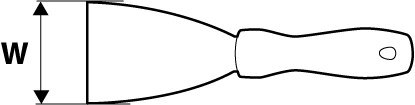 Szpachla malarska 150 mm Szpachla malarska 150 mm
