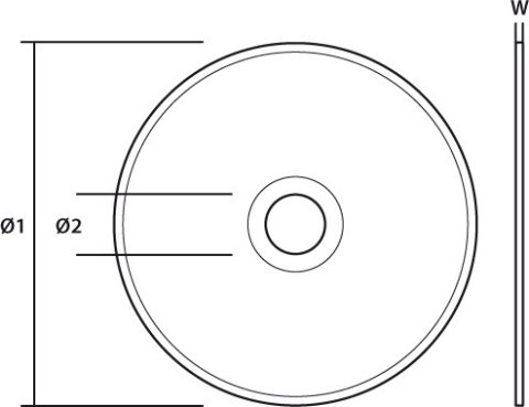Tarcza tnąca do metalu 400 x 4.0 x 32 mm 57H713