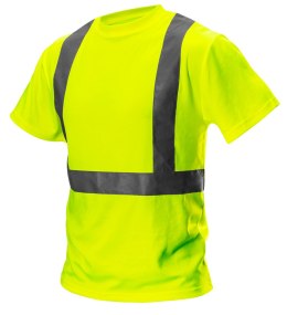 T-shirt ostrzegawczy, żółty, rozmiar XXL 81-732
