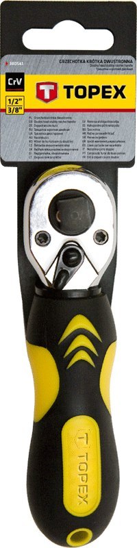 Grzechotka krótka podwójna 1/2"x3/8" 175mm 38D543