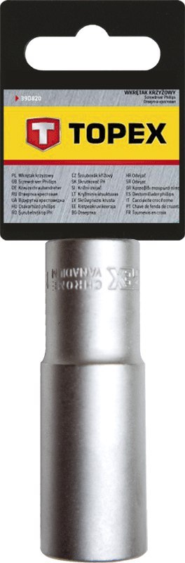 Nasadka sześciokątna długa 1/2", 27 mm