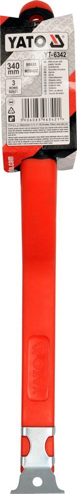 SZCZOTKA DRUC PLASTIK.R. 3-RZĘDY, SKROBA