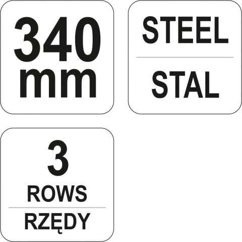SZCZOTKA DRUCIANA Z PLASTIKOWĄ RĄCZKĄ