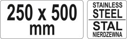 KĄTOWNIK STALOWY INOX 250x500MM