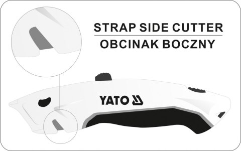 NOŻYK Z WYSUWANYM OSTRZEM TRAPEZOWYM YT-75201