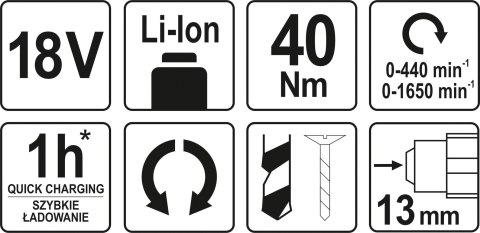 WIERTARKO-WKRETARKA 18V BEZ AKUMULATORA