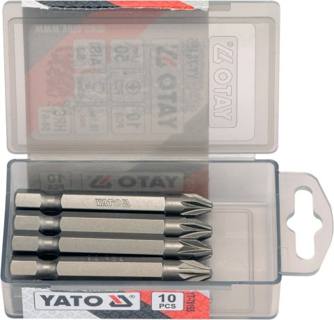 BITY 1/4"X50 MM PZ2 10 SZT