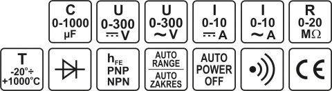 MIERNIK CYFROWY, AUTOMATYCZNY ZAKRES YT-73084 YATO MIERNIK CYFROWY, AUTOMATYCZNY ZAKRES YT-73084 YATO