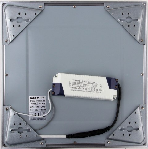 OPRAWA SUFITOWA LED 18W 300x300x15MM OPRAWA SUFITOWA LED 18W 300x300x15MM