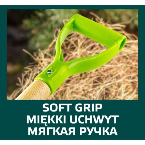 Widły uniwersalne 4 zęby trzonek drewniany, 15G040