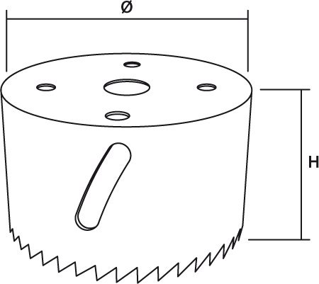 Otwornica bi-metalowa 67 mm