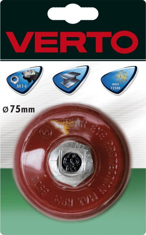 Szczotka druciana doczołowa wzmacniana 65 mm x M14