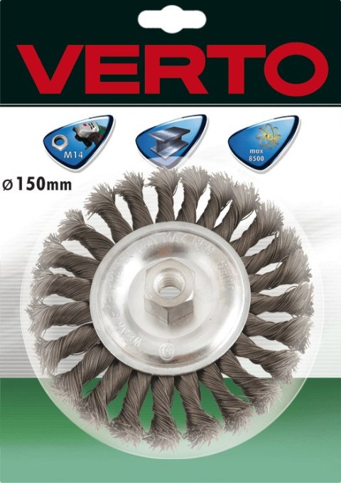 Szczotka druciana tarczowa 150 mm x M14