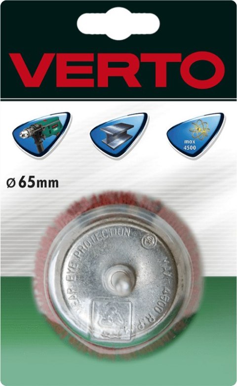 Szczotka ścierna doczołowa z trzpieniem 75 mm