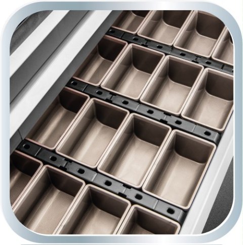 Szafka narzędziowa, 3 szuflady 84-227