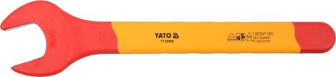 Klucz płaski izolowany 21 mm VDE 1000 V Yato YT-20964