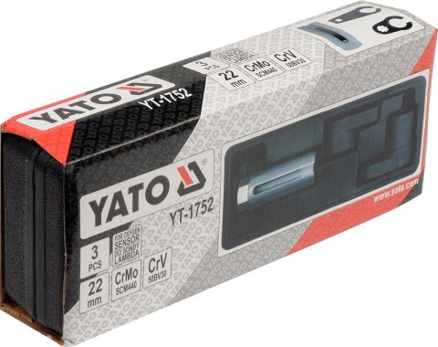 KLUCZE NASADOWE DO SONDY LAMBDA 3 CZ. YT-1752 YATO