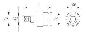 PRZEGUB KULISTY 3/4" YT-1164 YATO