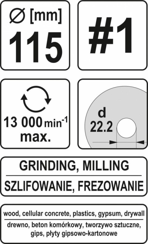 TARNIK SKOŚNY 115mm NR1