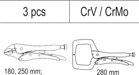 WKŁAD DO SZUFLADY SZCZYPCE SAMOZAC. 3CZ. YT-55472