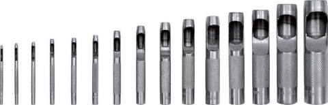 ZESTAW PRZEBIJAKÓW DO SKÓRY 15CZ. YT-3591 YATO