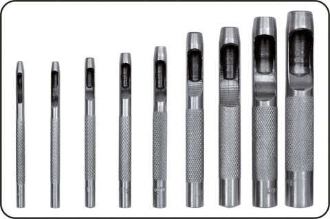 ZESTAW PRZEBIJAKÓW DO SKÓRY 9CZ. YT-3590 YATO