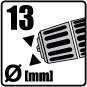 Wiertarka udarowa 600W uchwyt 13mm 50G539 VERTO
