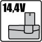 Wiertarko-wkrętarka akumulatorowa 2x14.4V VERTO