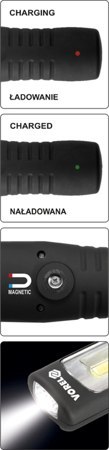 LAMPA WARSZTATOWA COB LED 3W 82719V VOREL