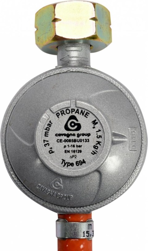 REDUKTOR GAZOWY Z WĘŻEM 1,0M 99670V VOREL