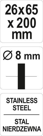 SZCZOTKA DRUCIANA CYLINDRYCZNA 26MM YT-47696 YATO