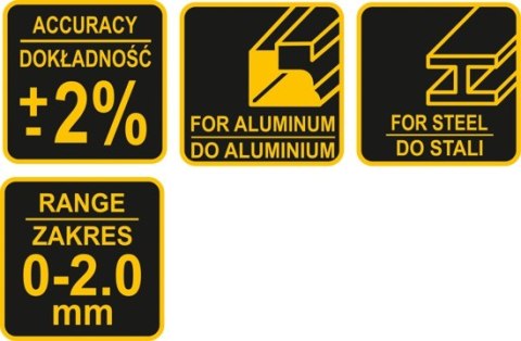 TESTER GRUBOŚCI LAKIERU 81731V VOREL
