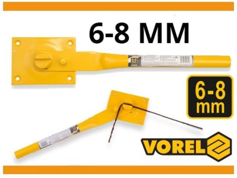 GIĘTARKA DO DRUTU ZBROJENIOWEGO 6-8MM 49800V VOREL